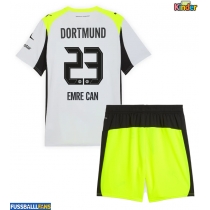 Borussia Dortmund Emre Can #23 Auswärts Trikotsatz Kinder 2025-26 Kurzarm (+ Kurze Hosen)